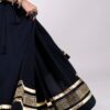 Close view of the gold gota border